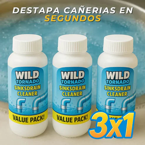 WILD TORNADO DESTAPA CAÑERIAS EN POLVO